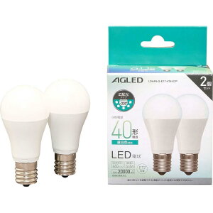 yߓd΍z ACXI[}(IRIS OHYAMA) LEDd E17 Lz 40W ` F 2Zbg LDA4N-G-E17-4T6-E2P