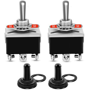 Kiligen 2�� 6�s��/3�|�W�V���� ON/OFF/ON ���ϋv���b�J�[�g�O���X�C�b�` 0~110V/15A DPDT���b�`�I��/�I�t/�I���X�C�b�` �h���L���b�v�t��(���b�`)
