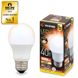 �yE26�z�A�C���X�I�[���} LED�d�� 40W�`���� �d���F �������a26mm �L�z�� �����Ή� LDA4L-G-4T6