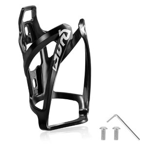 Hordlend 自転車 ボトルケージ バイク ドリンクホルダー 超軽量 伸縮性がよく ウォーターボトルケージ マウンテンバイク ロードバイク クロスバイク 取り付け工具付き (ブラック) SBJ-389