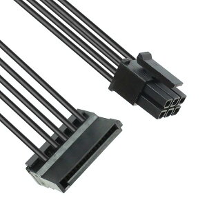 JMT 40CM 6Pin to SATA SDD Power Cable for DELL Vostro 3070 3670 967 3977 3980 Desktop Computer Power Supply Expansion Cable