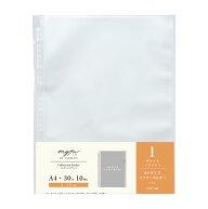 リヒトラブ myfa 推し活 クリアファイル 厚み0.1mm 10枚入り コレクションポケット ワイド A4 N3301