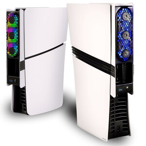 �yPS5 Pro/Slim ���Ή��z EGGSLINER GAMES PS5 ��p�t�@�� �������x���o �N�[�����O�t�@�� �v���X�e5 ��p �t�@�� (PS5�v��/�X�����Ή�) RGB���C�g �É� USB3.0�|�[�g���� PS5 �A�N�Z�T���[