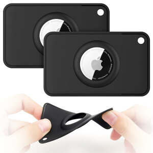 Airtag �E�H���b�g�z���_�[ 2�p�b�N - �����^�ŏ_��ȃG�A�^�O�J�[�h�P�[�X �p�X�|�[�g�A�n���h�o�b�O�A�o�b�N�p�b�N���z�A�N���b�`�A�|�P�b�g�p(�u���b�N�AAirtag�͊܂܂�Ă��܂���)