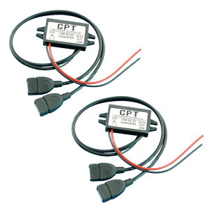 Renjzle USB�d���A�_�v�^ �f���A���_�u�� 2 USB DC-DC �J�[�R���o�[�^ ���W���[���ԗp�d�͕ϊ��� �d���R���o�[�^ (��*2)