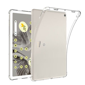 For Google Pixel Tablet �P�[�X 10.95�C���` Gosento Google Pixel Tablet �J�o�[ TPU �N���A �S�ʕی� �ϏՌ� �ی�J�o�[�i�N���A)