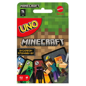 �}�e���Q�[��(Mattel Game) �E�m �}�C���N���t�g UNO Minecraft �Q�[�� �p�[�e�B�[�O�b�Y �m��Q�[�� �J�[�h�Q�[�� 112�� 2-10�l�p 7�΂��� �O���[�� FPD61