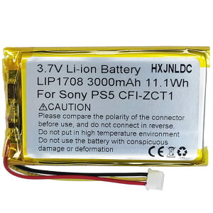 DC 3.7 V 3000 mAh LIP 1708�[�d�\�� �` �E �� �C�I���d�r for �\�j �[Playstation 5 Dualsense PS5���C�����X�R���g���[ ��CFI-ZCT1 WB U�o�b�e���p�b�N����