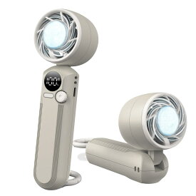 ハンディファン 冷却プレート ペルチェ素子 携帯扇風機 1〜100段階無段階風量調整 大容量 静音・強力 ハンディ扇風機 最大12時間使用可能 手持ち扇風機 首掛け・卓上両用 小型 ミニファン 2025 オフ ィス・通勤・通学・旅行・アウトドアに最適 熱中症対策