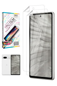 �V�Y�J�E�B�� Google Pixel 7a �p �ی�t�B���� �s�N�Z��7a �p �t�B���� TPU�t�B���� �t���ی�t�B���� 2������