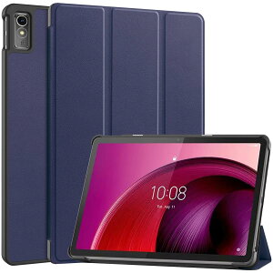 For Lenovo Tab M10a 5G / Tab7 / M10 5G �P�[�X Gosento Tab M10a 5G 10.6�C���` �J�o�[ �y�� ���^ �O�܃X�^���h�P�[�X PU���U�[ �J�o�[ �u���[