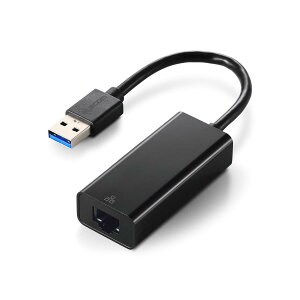 �G���R�� �L��LAN�A�_�v�^�[ USB�^�C�vA Nintendo Switch/windows/macOS �Ή� �u���b�N EDC-GUA3V3E-B