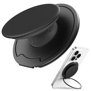 �y�V�o�� �����O�X�^���h�ǉ��zSinjimoru MagSafe �O���b�v�X�^���h �c���Ή� 3000G���� ���^10mm �w�ɂ₳�����V���R�� ���^���v���[�g�t�� M-Tap Tok Ring Stand �u���b�N