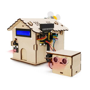 KEYESTUDIO �X�}�[�g�n�E�X�L�b�g Micro:bit V2�p(�ʔ�)�A���S�Ҍ��� DIY Microbit �z�[���I�[�g���[�V��������p STEM �L�b�g