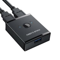 サムコス usb3.0 切り替え器 usb切替器 手動切替機 pc2台用 5Gbps高速転送 キーボード マウス プリンタ …