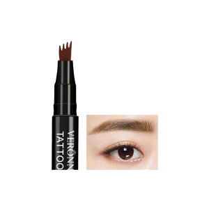 眉毛ティント 消えない眉毛 眉カラー 眉毛 タトゥー アートメイク 眉 眉毛ペンシル 眉ペン (ナチュラルブラウン)