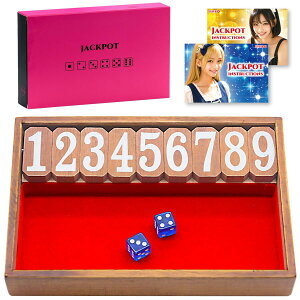 PEAE �y��E���q �����z �W���b�N�|�b�g �Z�b�g �y�������t�z �T�C�R�� �Q�[�� jackpot �_�C�X �e�[�u�� dice �i���b�h�E�u���[�_�C�X�j (jackpot051)