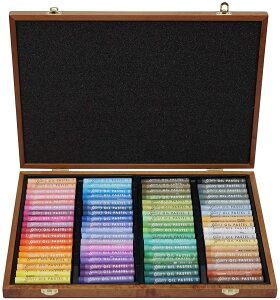 Mungyo Gallery Soft Oil Pastels Wood Box Set of 72 - Assorted Colors by Mungyo Gallery