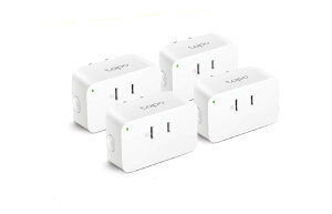 TP-Link WiFi �X�}�[�g�v���O ���u���� �������R���Z���g Echo �V���[�Y/Google �z�[�� �Ή� �����R���g���[�� �T�[�L�����[�^�[ �n�u�s�v Tapo P105 4�Z�b�g