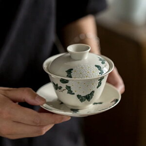 【新商品】中国伝統茶器 蓋碗 陶器 中国茶 台湾茶 烏龍茶 ウーロン茶