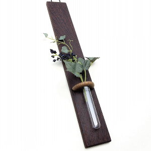 一輪挿し おしゃれ 木製 日本製 壁掛け ガラス 花瓶 花器 タガヤサン 栃 トチ ナチュラル 北欧風 フラワースタンド 造花 リビング 玄関 和室 北欧風 和モダン インテリア 雑貨