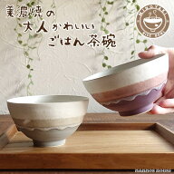 大人かわいい お茶碗 ごはん茶碗 美濃焼 おちゃわん 飯碗 おしゃれ 日本製 ご飯 素朴 くすみカラー 淡い …
