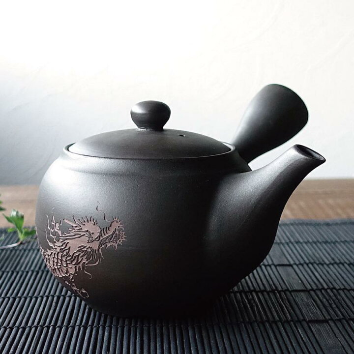 楽天市場】常滑焼 急須 龍 ドラゴン 彫刻 おしゃれ お茶が美味しくなる 