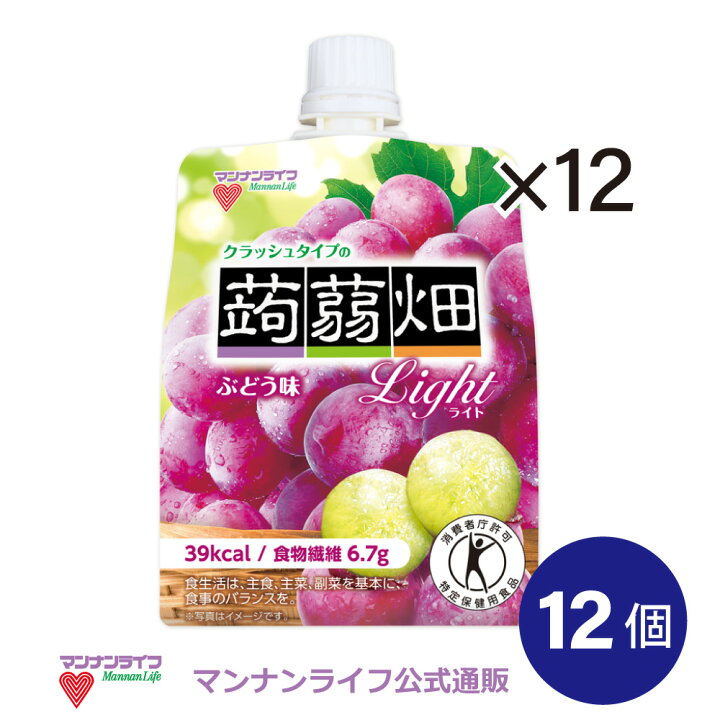 楽天市場】送料無料！【公式】クラッシュタイプの蒟蒻畑ライトぶどう味 