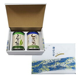 夢待茶大2缶入りギフトセット3種のお茶から選べる【楽ギフ_包装】【楽ギフ_のし】