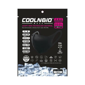 COOLNBIO MASK ڐG⊴}XN BLACK XSTCY 1×2܃Zbg ėp}XN ɂȂȂ Ђ  RہEhL