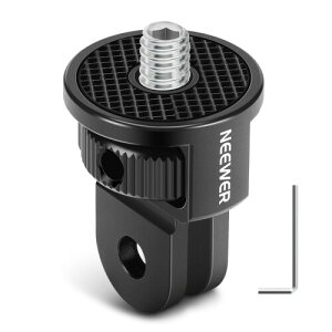 NEEWER �A�N�V�����J�����}�E���g�[ �A���~�ϊ��A�_�v�^�[ 1/4�l�W�t�� �A���~�O�r�}�E���g�[ �~�j�O�r�}�E���g �g���C�|�b�h�[ �A���Œ�A�_�v�^�[ �R���p�`�u�� Hero 13 12 Insta360 X4 X3 DJI