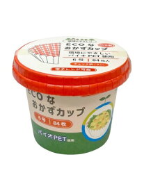 日本デキシー おかずカップ お弁当カップ 6号 チェック柄 84枚入 電子レンジ対応 日本製 バイオPET使用 ECOなおかずカップ