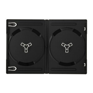 COMCOM 14mm��DVD�g�[���P�[�X 2�����[ �� 100�Z�b�g CS-DVDT2-100BK