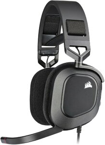 CORSAIR iCUE HS80 RGB USB �R���Z�A �v���~�A���Q�[�~���O�w�b�h�Z�b�g 24bit/96kHz USB�ڑ��h���r�[�I�[�f�B�I7.1/�S�w�����}�C�N���� �A���~�� �L���t�H�[���C���[�p�b�g-�J�[�{��- CA-9011237-AP