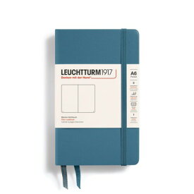 LEUCHTTURM1917/ロイヒトトゥルム Notebooks Pocket (A6) ストーンブルー ミディアム (A6) 無地 365629