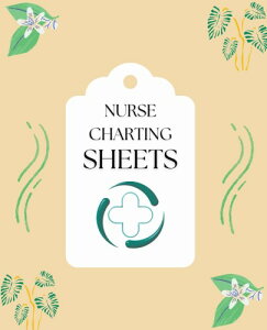 Nurse Report Sheet Notebook: Organizational Chart Sheets for Patient Care | Log Book for Day to Day Medical Information