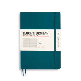LEUCHTTURM1917/ロイヒトトゥルム Notebooks Softcover Composition (B5) パシフィックグリーン,ソフトカバー コンポジション (B5) 横罫 359677
