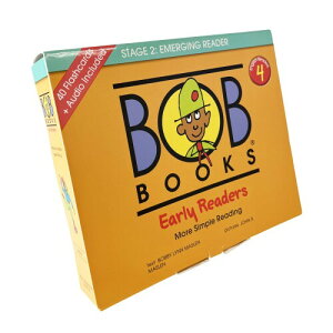 Bob Books (�{�u�u�b�N�X) English Readers 4 Early Readers �p��̊G�{ 12�� / �t���b�V���J�[�h 40��