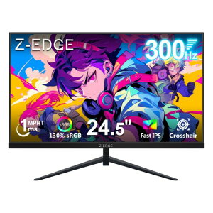 Z Z-Edge(�[���G�b�W) �Q�[�����j�^�[ 25 �C���` UG25S IPS �p�l�� FHD �𑜓x 300Hz (DP)/240Hz (HDMI) 1ms ���� 178° �L����p HDR&FreeSync �Ή� �f���A�� HDMI/DP �|�[�g �f�X�N�g�b�v�EPS5�EXbox �p