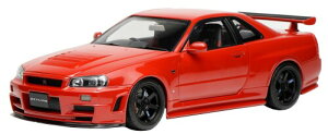 �t���[�X�^�C�� (FREESTYLE) MOTORHELIX 1/18 Nissan SKYLINE GT-R (R34) CUSTOMIZED VERSION ACTIVE RED �����i M83411