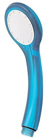 SANEI シャワーヘッド 節水 シャモジ― 低水圧シャワー板付き ブルー PS3963-80XA-CB6