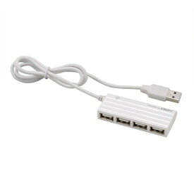 ナカバヤシ(Nakabayashi) Digio2 USBハブ USB2.0 4ポート80cm ホワイト