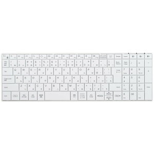 �o�b�t�@���[ Bluetooth 5.0 �Ή� �R���p�N�g�L�[�{�[�h PC/Windows/Mac/iPhone 17 / iPhone 16 / iPadOS/Android �Ή� �����[�g �e�����[�N �ݑ� �z���C�g BSKBB325WH