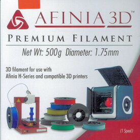 AFINIA(アフィニア) 3Dプリンター用フィラメント 1.75mm 純正プレミアムPLAフィラメント 緑色 グリーン Green 500g