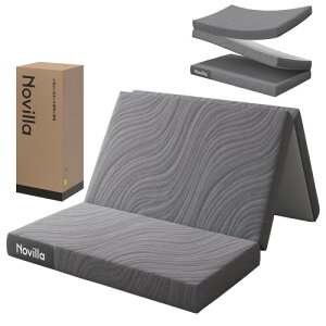 Novilla �}�b�g���X �Z�~�_�u�� �܂肽���݃}�b�g���X ����10cm ��w�\�� ������ �d��200N + �d��140N �g�`���H �����x�E���^�� �x�b�h�}�b�g �~�z�c �E�L���H ���ʋC���g�b�p�[ �~���z�c�̏�
