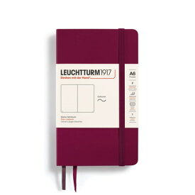 LEUCHTTURM1917/ロイヒトトゥルム Notebooks Softcover Pocket (A6) ポートレッド ソフトカバー ポケット (A6) 無地 362867