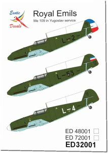 �g�����f�� 1/32 ���C�����G�~�[�� ���[�S�X���r�A��R��Me109 �v�����f���p�f�J�[�� TRMED32001 (��s�@)