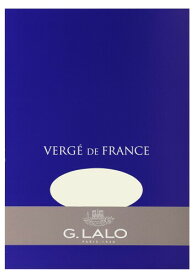 G.Lalo ヴェルジェ・ド・フランス 便箋 A5 50枚入り 紙重量 100g/m2 ホワイト gl11400