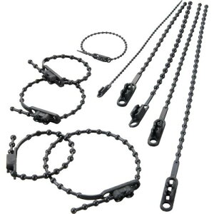 TRUSCO(�g���X�R) �_�u���w�b�h�m�b�g�^�C 2.0mm×145mm �ő匋����35 �� TRKTV-145EBK x 10 ��