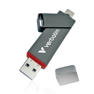 Verbatim o[xC^ Ot SSD 512GB USB3.2 Gen1 USB-C/AΉ ő550MB/s |[^u XeBbN^Cv 㗝XIO DataT|[g Dual QuickStick 32042-J